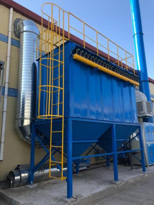 除塵器安裝現(xiàn)場(chǎng)